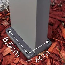 Hofstein Swanek Wegeleuchte LED Anthrazit, 1-flammig -Günstiges Wegeleuchten Geschäft swanek wegeleuchte h3307021 14