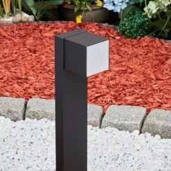 Hofstein Swanek Wegeleuchte LED Schwarz, 1-flammig -Günstiges Wegeleuchten Geschäft swanek wegeleuchte h3417164 11