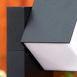 Hofstein Swanek Wegeleuchte LED Schwarz, 1-flammig -Günstiges Wegeleuchten Geschäft swanek wegeleuchte h3417164 2