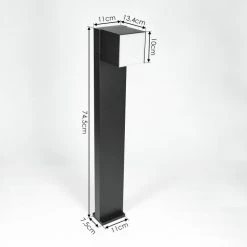 Hofstein Swanek Wegeleuchte LED Schwarz, 1-flammig -Günstiges Wegeleuchten Geschäft swanek wegeleuchte h3417164 3