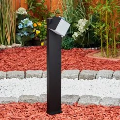 Hofstein Swanek Wegeleuchte LED Schwarz, 1-flammig -Günstiges Wegeleuchten Geschäft swanek wegeleuchte h3417164 6