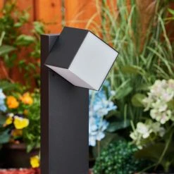 Hofstein Swanek Wegeleuchte LED Schwarz, 1-flammig -Günstiges Wegeleuchten Geschäft swanek wegeleuchte h3417164 8