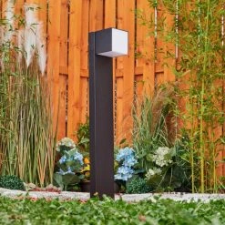 Hofstein Swanek Wegeleuchte LED Schwarz, 1-flammig -Günstiges Wegeleuchten Geschäft swanek wegeleuchte h3417164 9
