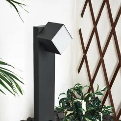 Hofstein Swanek Wegeleuchte LED Anthrazit, 1-flammig -Günstiges Wegeleuchten Geschäft swanek wegeleuchte h3417300 9