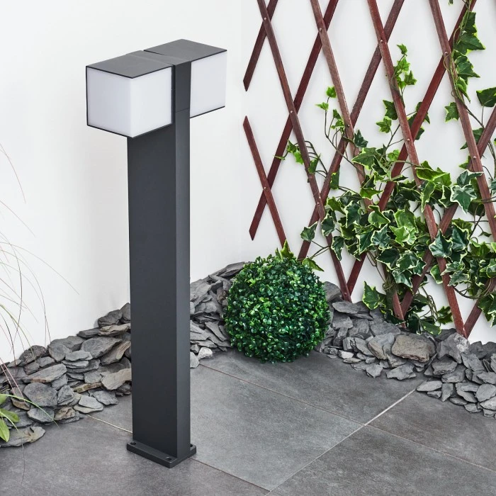 Hofstein Swanek Wegeleuchte LED Anthrazit, 1-flammig 14 Hofstein Swanek Wegeleuchte LED Anthrazit, 1-flammig – Bild 12