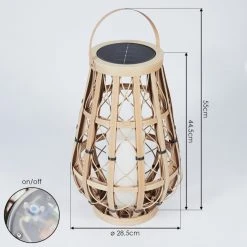 Hofstein Syreflot Solarleuchte LED Schwarz, Braun, 1-flammig -Günstiges Wegeleuchten Geschäft syreflot solarleuchte h3429068 3