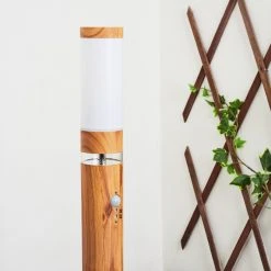 Hofstein Tenvik Wegeleuchte Braun, Holz dunkel, 1-flammig, Bewegungsmelder -Günstiges Wegeleuchten Geschäft tenvik wegeleuchte h3427798 12