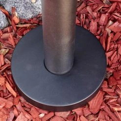 Hofstein Theux Außenstehleuchte Schwarz, Gold, 3-flammig -Günstiges Wegeleuchten Geschäft theux aussenstehleuchte h3344873 10