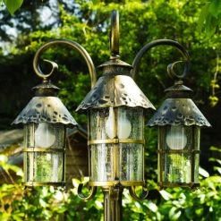 Hofstein Tolep Kandelaber Schwarz-Gold, 3-flammig -Günstiges Wegeleuchten Geschäft tolep kandelaber 31682e bg 10