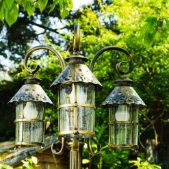 Hofstein Tolep Kandelaber Schwarz-Gold, 3-flammig -Günstiges Wegeleuchten Geschäft tolep kandelaber 31682e bg 2