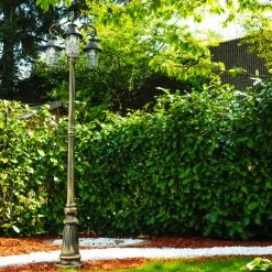 Hofstein Tolep Kandelaber Schwarz-Gold, 3-flammig -Günstiges Wegeleuchten Geschäft tolep kandelaber 31682e bg 6