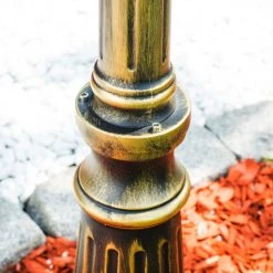 Hofstein Tolep Kandelaber Schwarz-Gold, 3-flammig -Günstiges Wegeleuchten Geschäft tolep kandelaber 31682e bg 7