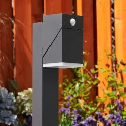 Hofstein Toogong Sockelleuchte LED Anthrazit, 1-flammig, Bewegungsmelder -Günstiges Wegeleuchten Geschäft toogong sockelleuchte h3607459 8