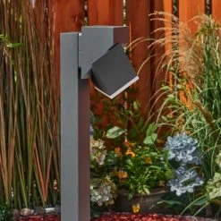 Hofstein Toogong Wegeleuchte LED Anthrazit, 1-flammig -Günstiges Wegeleuchten Geschäft toogong wegeleuchte h3460450 1