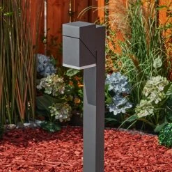 Hofstein Toogong Wegeleuchte LED Anthrazit, 1-flammig -Günstiges Wegeleuchten Geschäft toogong wegeleuchte h3460450 8