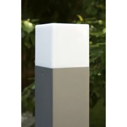 Trio Leuchten HUDSON Außenstehleuchte Edelstahl, 1-flammig -Günstiges Wegeleuchten Geschäft trio leuchten hudson aussenstehleuchte 420060187 7