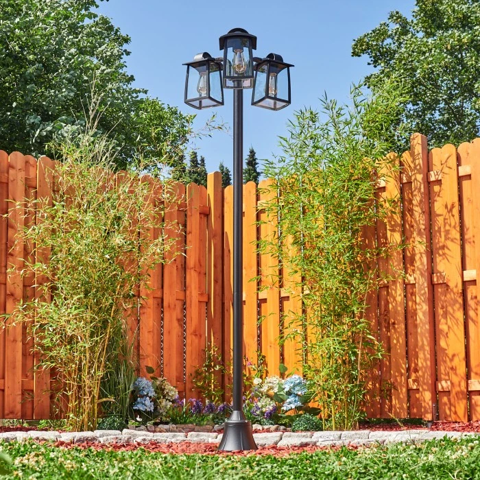 Hofstein Trosa Kandelaber Schwarz, 3-flammig 4 Hofstein Trosa Kandelaber Schwarz, 3-flammig – Bild 2