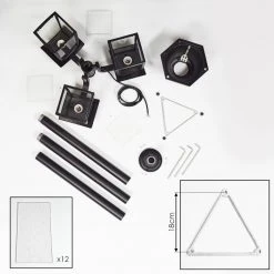 Hofstein Trosa Kandelaber Schwarz, 3-flammig 17 Hofstein Trosa Kandelaber Schwarz, 3-flammig -Günstiges Wegeleuchten Geschäft trosa kandelaber h3608234 4