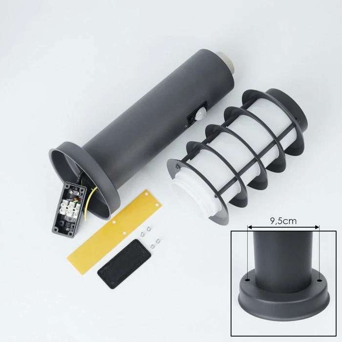 Hofstein Tunes Sockelleuchte Anthrazit, 1-flammig, Bewegungsmelder 10 Hofstein Tunes Sockelleuchte Anthrazit, 1-flammig, Bewegungsmelder – Bild 8