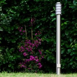 Hofstein Tunes Wegeleuchte Edelstahl, 1-flammig -Günstiges Wegeleuchten Geschäft tunes wegeleuchte h165073 15