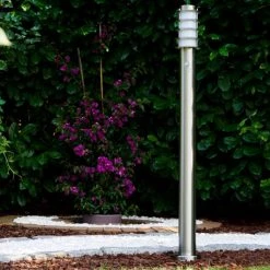 Hofstein Tunes Wegeleuchte Edelstahl, 1-flammig, Bewegungsmelder -Günstiges Wegeleuchten Geschäft tunes wegeleuchte h165080 12