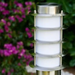 Hofstein Tunes Wegeleuchte Edelstahl, 1-flammig, Bewegungsmelder -Günstiges Wegeleuchten Geschäft tunes wegeleuchte h165080 4