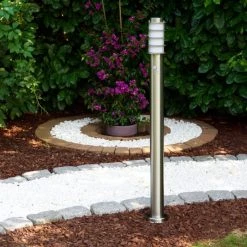 Hofstein Tunes Wegeleuchte Edelstahl, 1-flammig, Bewegungsmelder -Günstiges Wegeleuchten Geschäft tunes wegeleuchte h165080 5