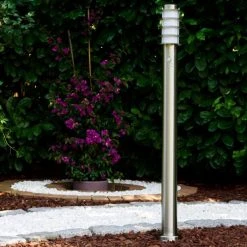 Hofstein Tunes Wegeleuchte Edelstahl, 1-flammig, Bewegungsmelder -Günstiges Wegeleuchten Geschäft tunes wegeleuchte h165080 9