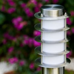 Hofstein Tunes Wegeleuchte Edelstahl, 1-flammig, Bewegungsmelder -Günstiges Wegeleuchten Geschäft tunes wegeleuchte h165097 10