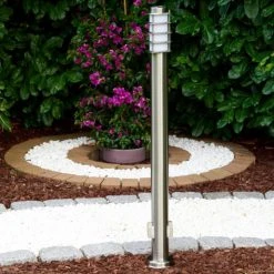 Hofstein Tunes Wegeleuchte Edelstahl, 1-flammig -Günstiges Wegeleuchten Geschäft tunes wegeleuchte h168074 8