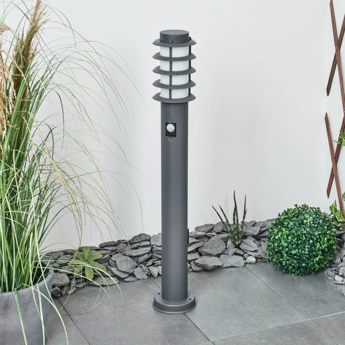Hofstein Tunes Wegeleuchte Anthrazit, 1-flammig, Bewegungsmelder 4 Hofstein Tunes Wegeleuchte Anthrazit, 1-flammig, Bewegungsmelder – Bild 2