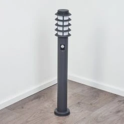 Hofstein Tunes Wegeleuchte Nickel-Matt, 1-flammig, Bewegungsmelder -Günstiges Wegeleuchten Geschäft tunes wegeleuchte h3538678 7