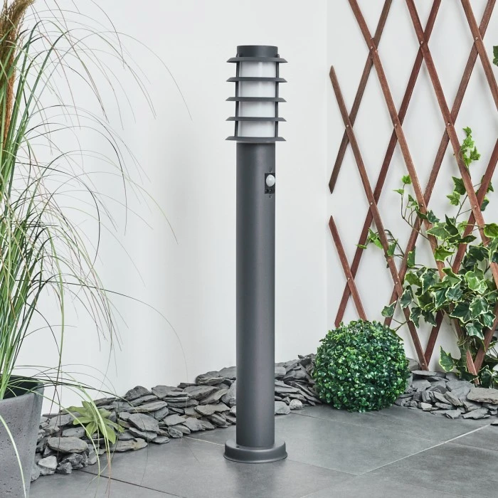 Hofstein Tunes Wegeleuchte Anthrazit, 1-flammig, Bewegungsmelder 4 Hofstein Tunes Wegeleuchte Anthrazit, 1-flammig, Bewegungsmelder – Bild 2
