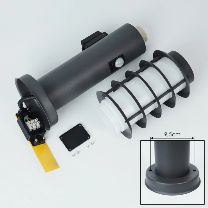 Hofstein Tunes Wegeleuchte Anthrazit, 1-flammig, Bewegungsmelder 6 Hofstein Tunes Wegeleuchte Anthrazit, 1-flammig, Bewegungsmelder – Bild 4