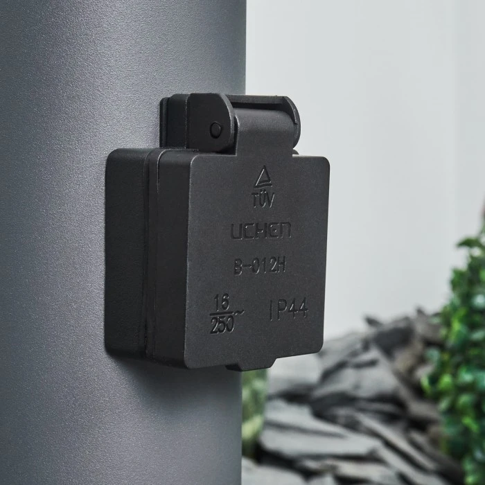 Hofstein Tunes Wegeleuchte Anthrazit, 1-flammig, Bewegungsmelder 11 Hofstein Tunes Wegeleuchte Anthrazit, 1-flammig, Bewegungsmelder – Bild 9