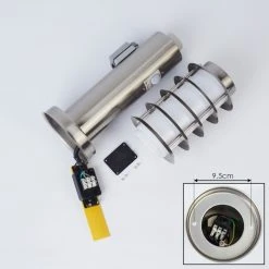 Hofstein Tunes Wegeleuchte Nickel-Matt, 1-flammig, Bewegungsmelder -Günstiges Wegeleuchten Geschäft tunes wegeleuchte h3546529 5