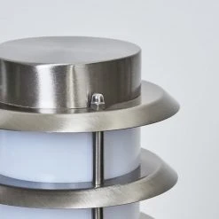 Hofstein Tunes Wegeleuchte Nickel-Matt, 1-flammig, Bewegungsmelder -Günstiges Wegeleuchten Geschäft tunes wegeleuchte h3546529 9