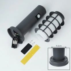 Hofstein Tunes Wegeleuchte Anthrazit, 1-flammig, Bewegungsmelder -Günstiges Wegeleuchten Geschäft tunes wegeleuchte h3546574 6