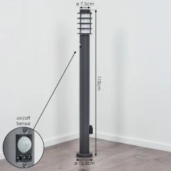 Hofstein Tunes Wegeleuchte Anthrazit, 1-flammig, Bewegungsmelder 17 Hofstein Tunes Wegeleuchte Anthrazit, 1-flammig, Bewegungsmelder -Günstiges Wegeleuchten Geschäft tunes wegeleuchte h3546628 3