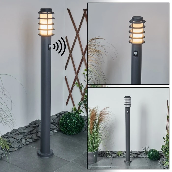 Hofstein Tunes Wegeleuchte Anthrazit, 1-flammig, Bewegungsmelder 3 Hofstein Tunes Wegeleuchte Anthrazit, 1-flammig, Bewegungsmelder