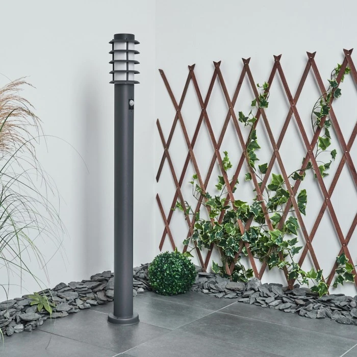 Hofstein Tunes Wegeleuchte Anthrazit, 1-flammig, Bewegungsmelder 14 Hofstein Tunes Wegeleuchte Anthrazit, 1-flammig, Bewegungsmelder – Bild 12