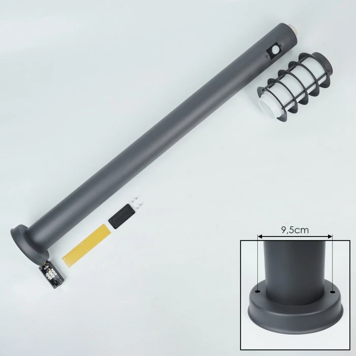 Hofstein Tunes Wegeleuchte Anthrazit, 1-flammig, Bewegungsmelder 7 Hofstein Tunes Wegeleuchte Anthrazit, 1-flammig, Bewegungsmelder – Bild 5