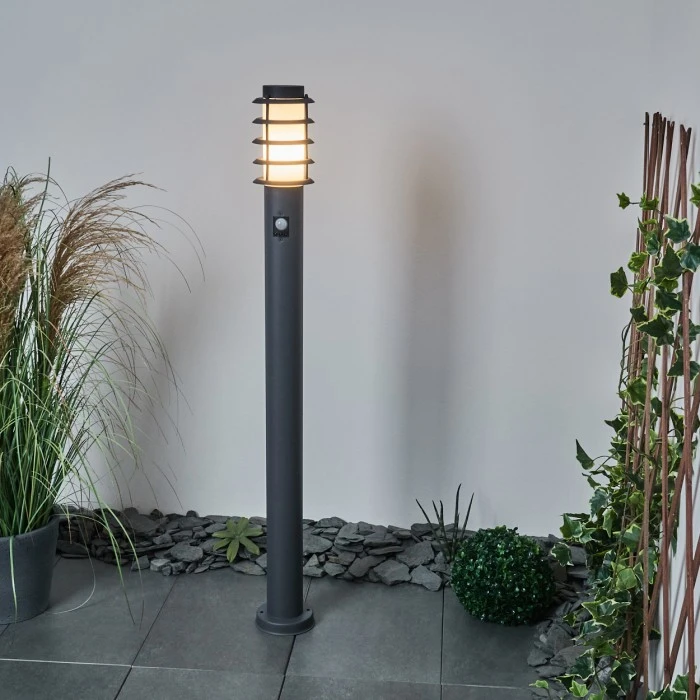 Hofstein Tunes Wegeleuchte Anthrazit, 1-flammig, Bewegungsmelder 9 Hofstein Tunes Wegeleuchte Anthrazit, 1-flammig, Bewegungsmelder – Bild 7