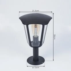 Hofstein Venneshamm Sockelleuchte Schwarz, Transparent, Klar, 1-flammig 15 Hofstein Venneshamm Sockelleuchte Schwarz, Transparent, Klar, 1-flammig -Günstiges Wegeleuchten Geschäft venneshamm sockelleuchte h3444580 3