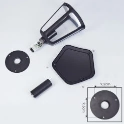 Hofstein Venneshamm Sockelleuchte Schwarz, Transparent, Klar, 1-flammig 16 Hofstein Venneshamm Sockelleuchte Schwarz, Transparent, Klar, 1-flammig -Günstiges Wegeleuchten Geschäft venneshamm sockelleuchte h3444580 4