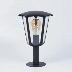 Hofstein Venneshamm Sockelleuchte Schwarz, Transparent, Klar, 1-flammig 19 Hofstein Venneshamm Sockelleuchte Schwarz, Transparent, Klar, 1-flammig -Günstiges Wegeleuchten Geschäft venneshamm sockelleuchte h3444580 7