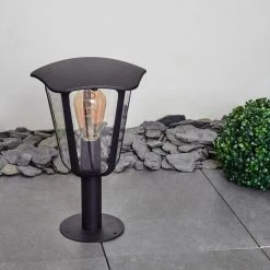 Hofstein Venneshamm Sockelleuchte Schwarz, Transparent, Klar, 1-flammig 21 Hofstein Venneshamm Sockelleuchte Schwarz, Transparent, Klar, 1-flammig -Günstiges Wegeleuchten Geschäft venneshamm sockelleuchte h3444580 9