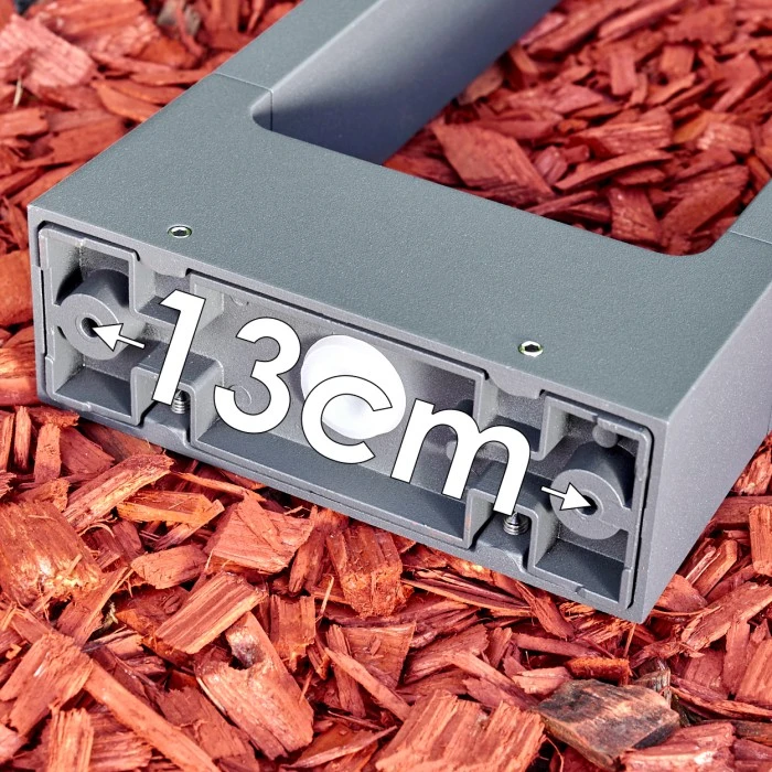 Hofstein Watford Sockelleuchte LED Anthrazit, 1-flammig 13 Hofstein Watford Sockelleuchte LED Anthrazit, 1-flammig – Bild 11