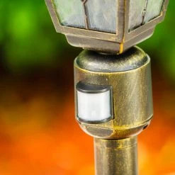 Hofstein Wegeleuchte Antibes Braun, Gold, 1-flammig, Bewegungsmelder -Günstiges Wegeleuchten Geschäft wegeleuchte antibes h169149 3