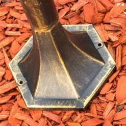 Hofstein Wegeleuchte BORKAN Braun, Gold, 1-flammig, Bewegungsmelder -Günstiges Wegeleuchten Geschäft wegeleuchte borkan h3021361 do3 11